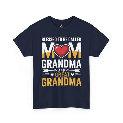 Blessed Mom Grandma Women's T-shirt Mother's Day Gift Mom Grandma Tee | TEEZOCA 
