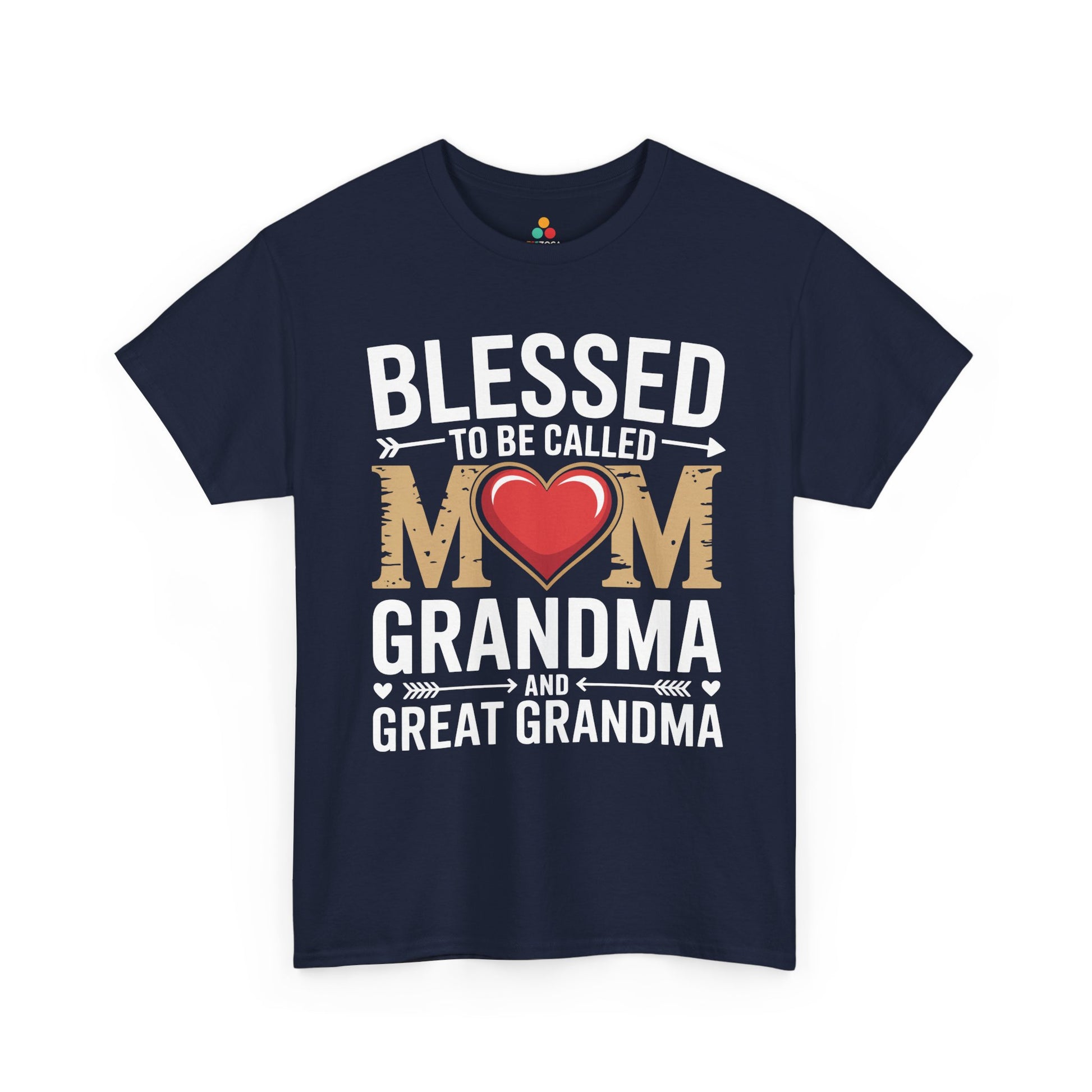 Blessed Mom Grandma Women's T-shirt Mother's Day Gift Grandma Tee | TEEZOCA 