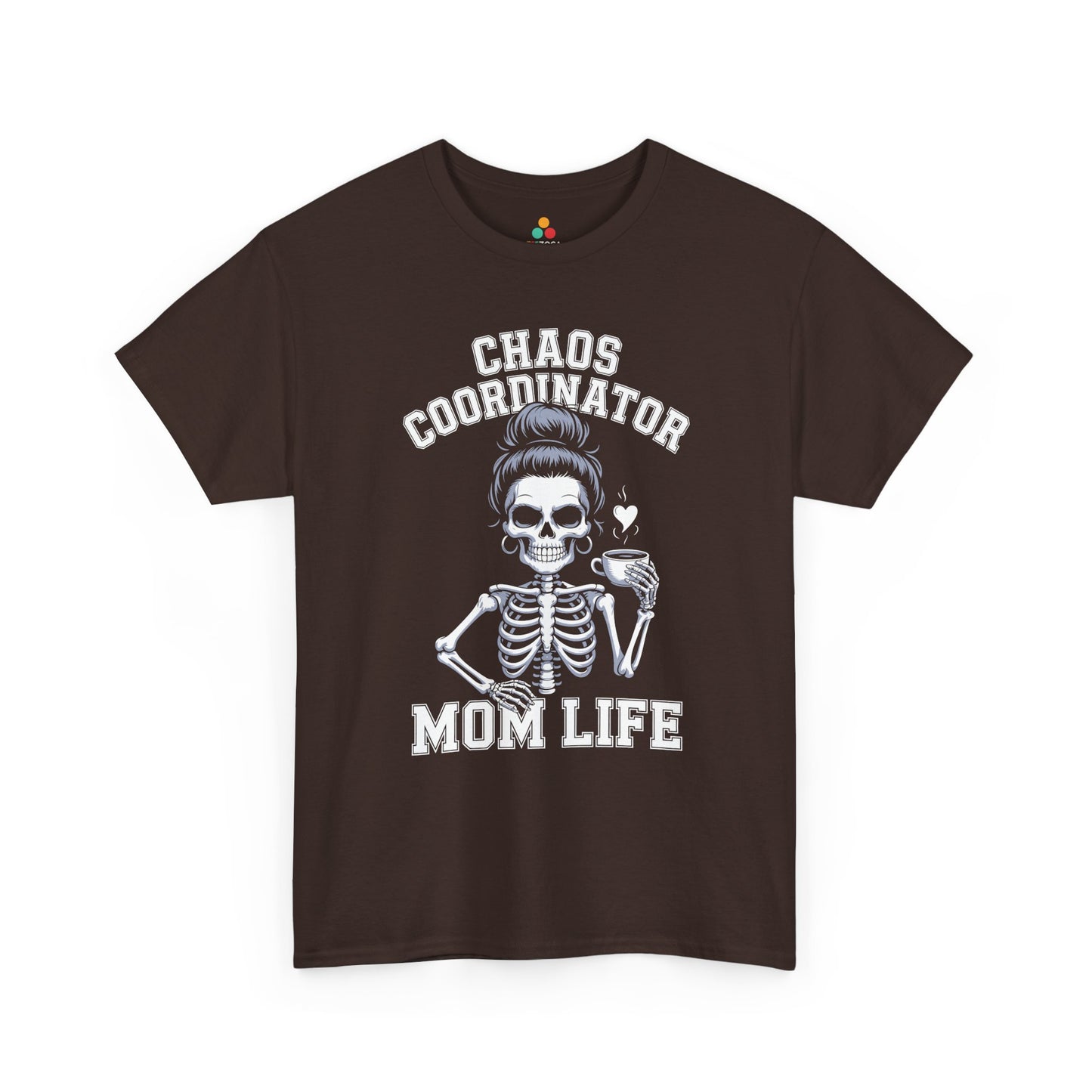 Chaos Coordinator Women's T-shirt Funny Coffee Mom Mother's Day | TEEZOCA 
