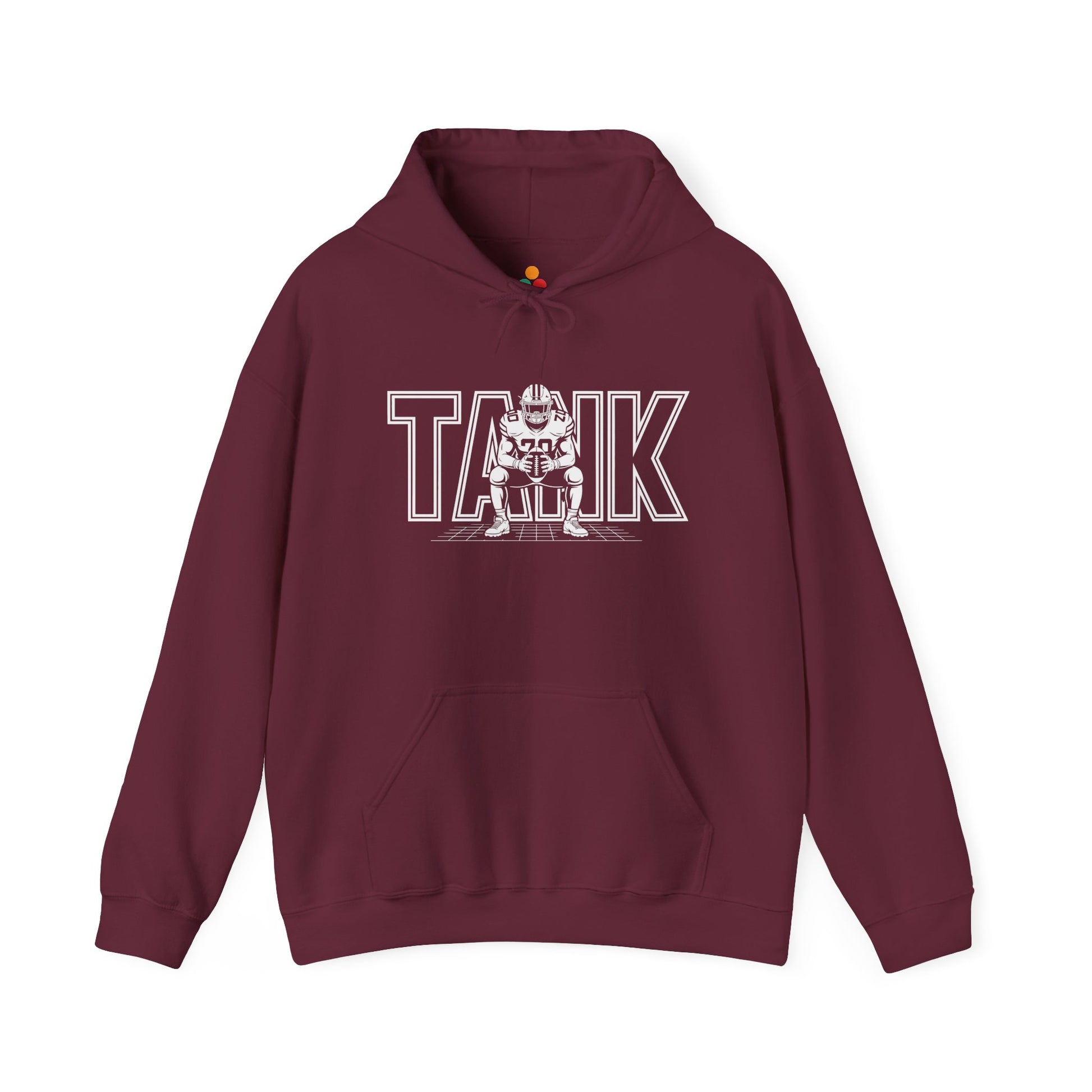 Tank Football Power Graphic Unisex Heavy Blend Hoodie | TEEZOCA 