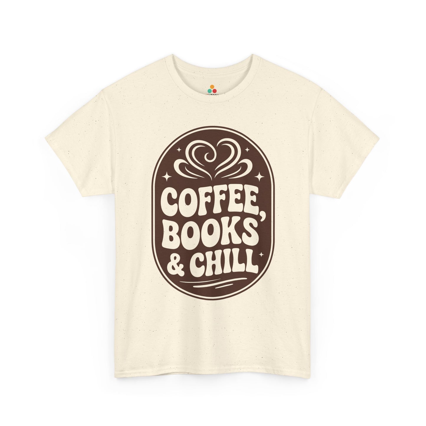 Coffee Books and Chill Unisex T-shirt Cozy Reader Vibes | TEEZOCA 