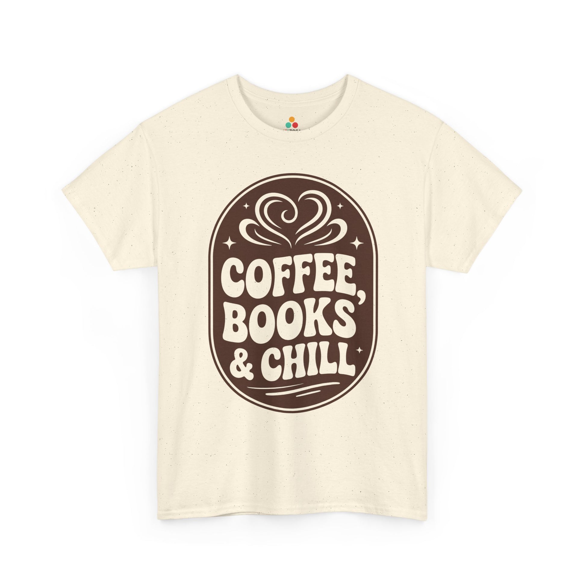 Coffee Books and Chill Unisex T-shirt Cozy Reader Vibes | TEEZOCA 