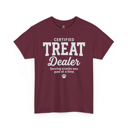 Certified Treat Dealer Shirt Funny Dog Lover Unisex T-shirt Gift | TEEZOCA 