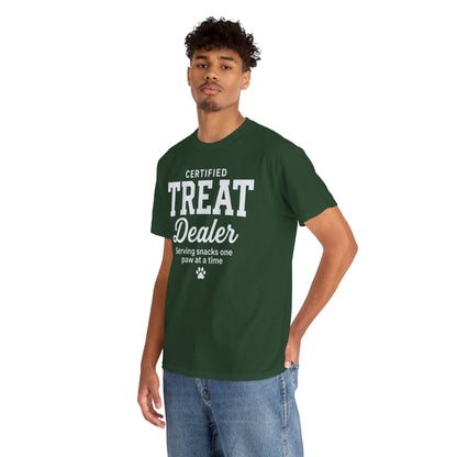 Certified Treat Dealer Shirt Funny Dog Lover Unisex T-shirt Gift | TEEZOCA 