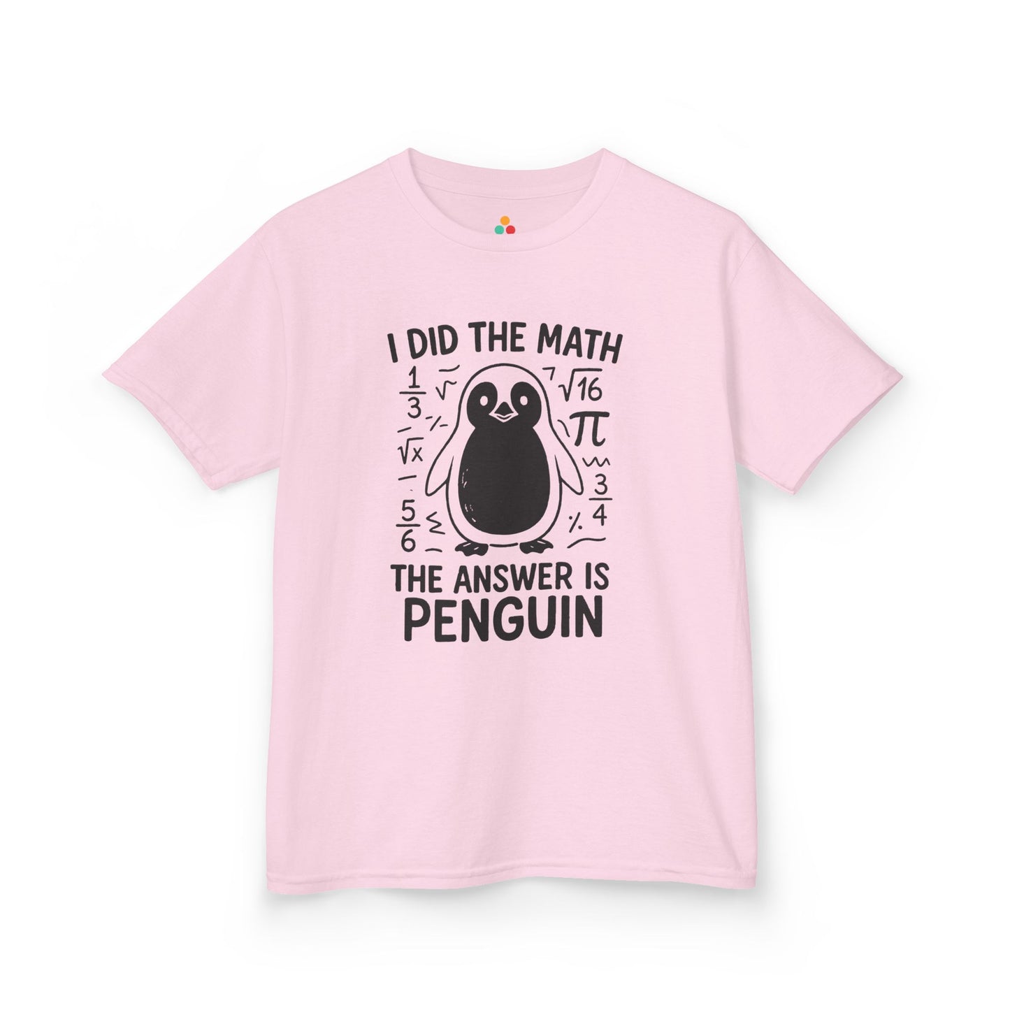 TEEZOCA classroom joke penguin Kids T-shirt I Did The Math Penguin Funny School Unisex T-shirt | TEEZOCA 