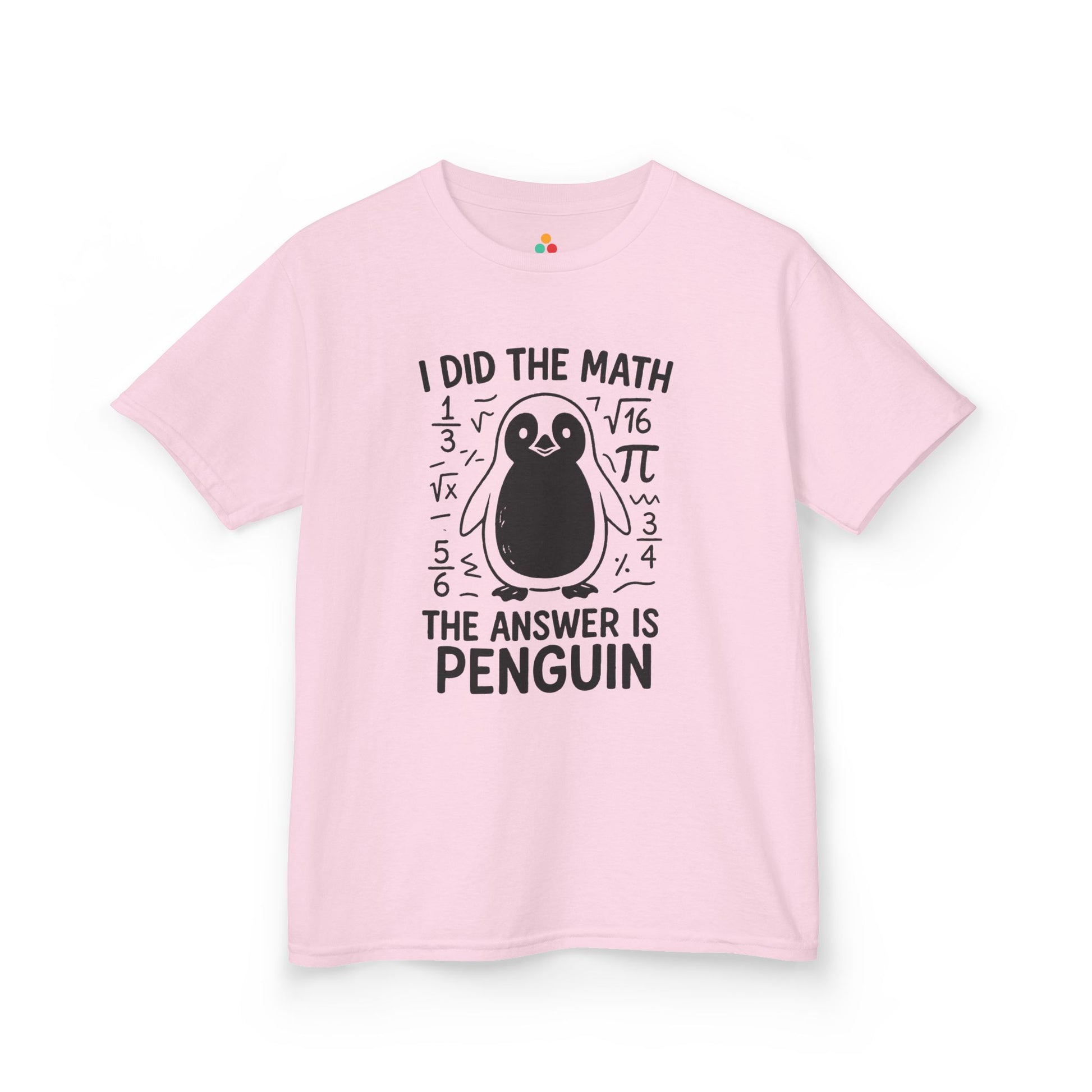 TEEZOCA classroom joke penguin Kids T-shirt I Did The Math Penguin Funny School Unisex T-shirt | TEEZOCA 