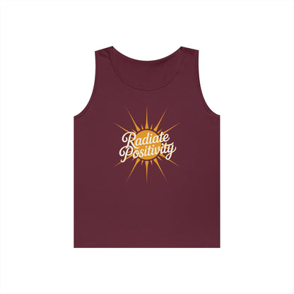 Radiate Positivity Unisex Tank Top for Uplifting Summer Streetwear Style | TEEZOCA 