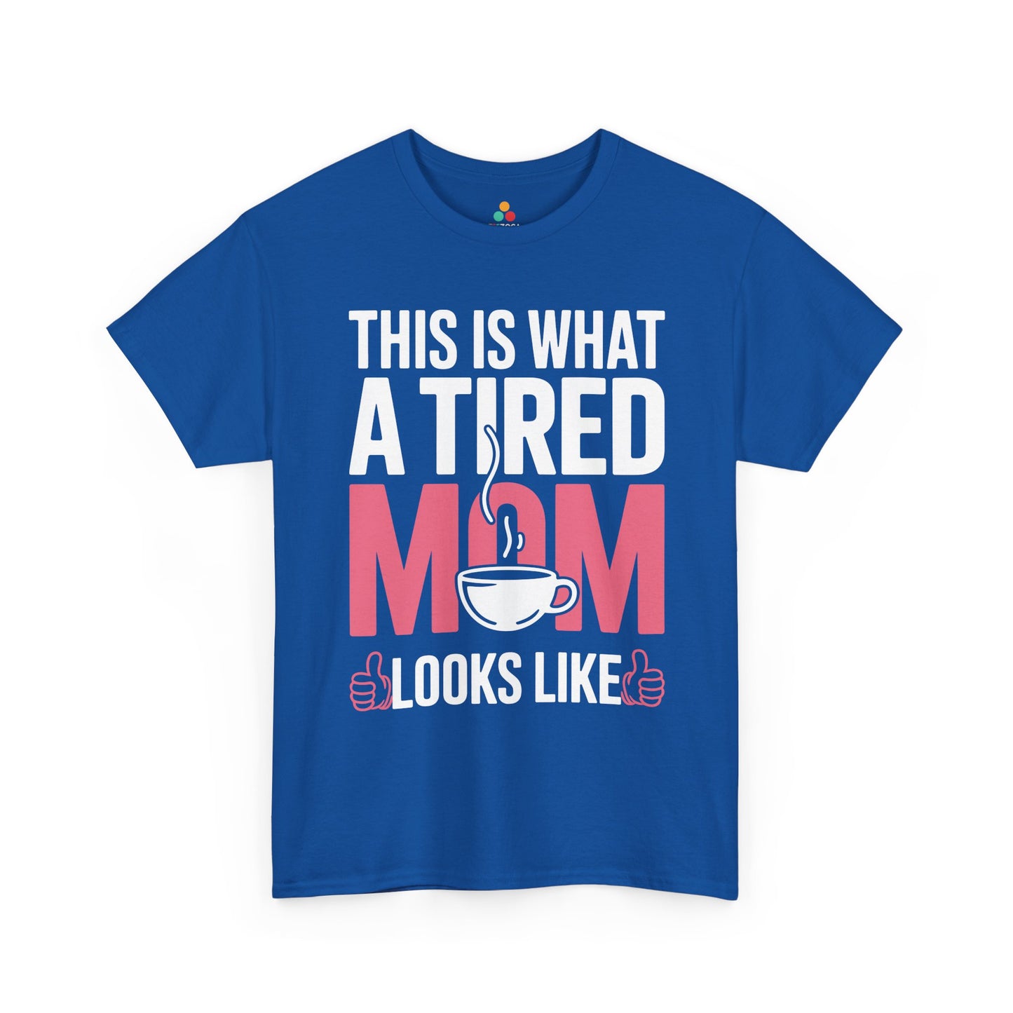 This Is What A Tired Mom Looks Like Women's T-shirt Funny Gift | TEEZOCA 