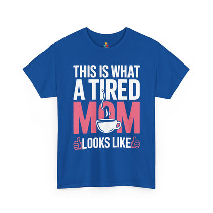 This Is What A Tired Mom Looks Like Women's T-shirt Funny Gift | TEEZOCA 