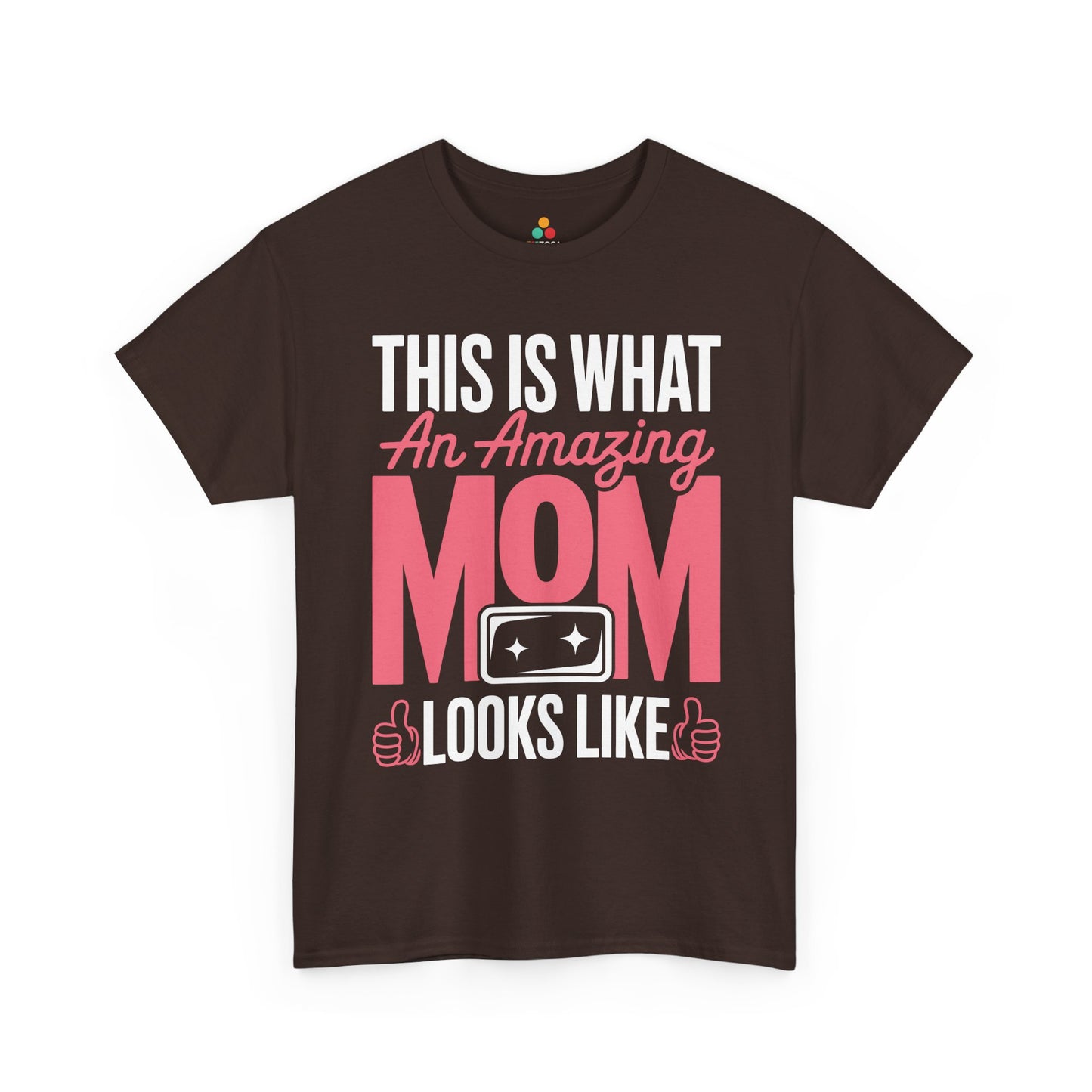 This Is What An Amazing Mom Looks Like Women's T-shirt Gift | TEEZOCA 
