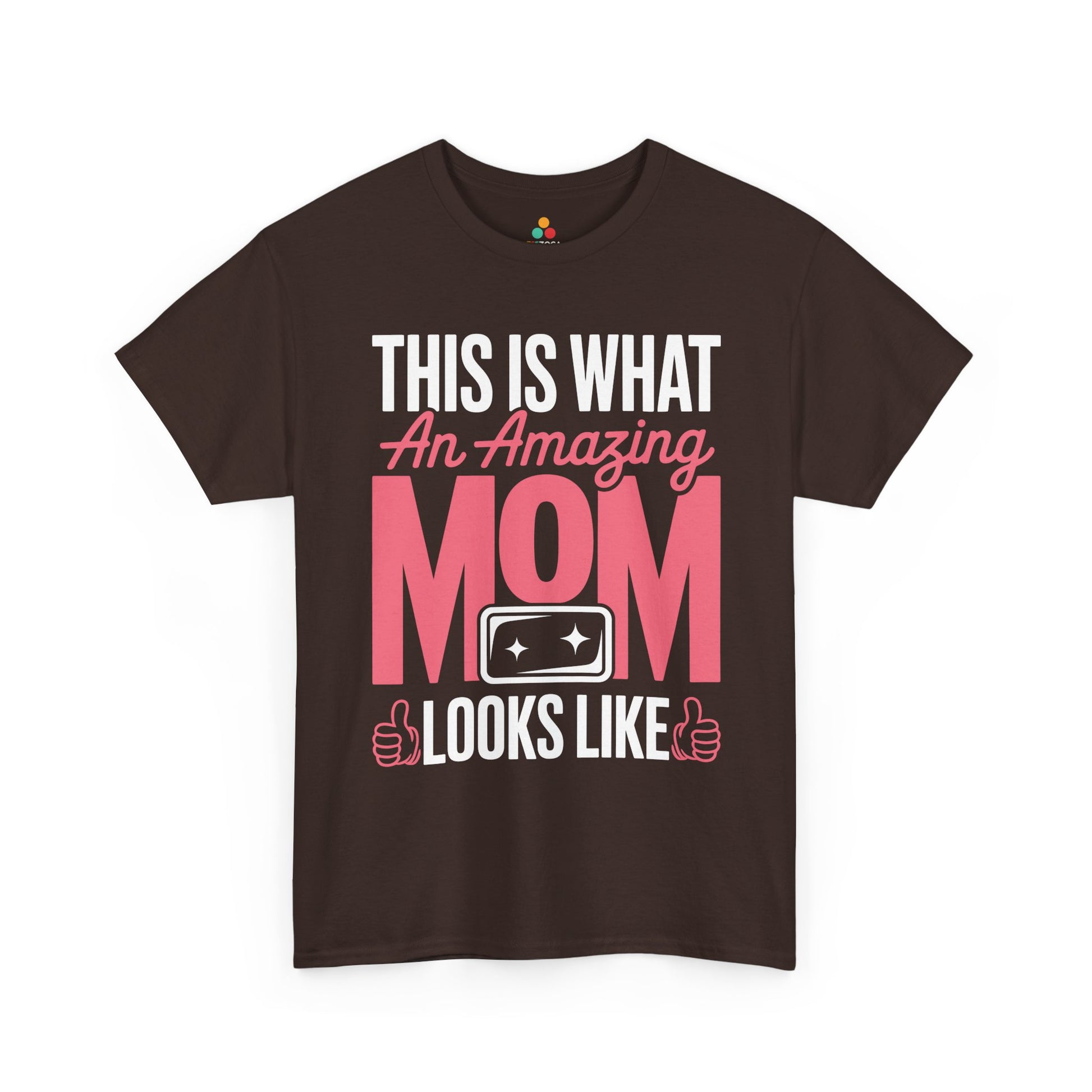 This Is What An Amazing Mom Looks Like Women's T-shirt Gift | TEEZOCA 