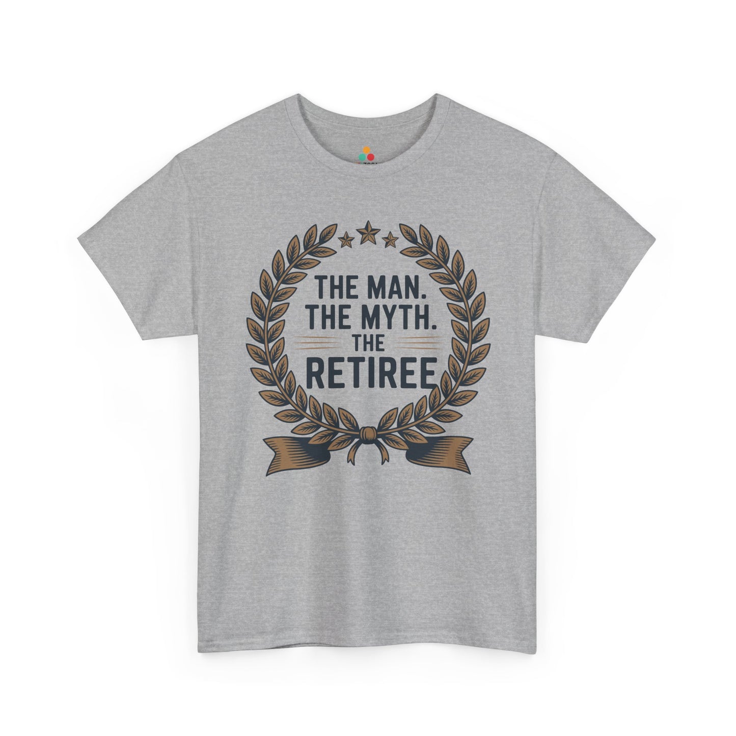 TEEZOCA confident retiree slogan lifestyle Unisex T-shirt The Man The Myth The Retiree Bold Statement Unisex T-shirt | TEEZOCA 