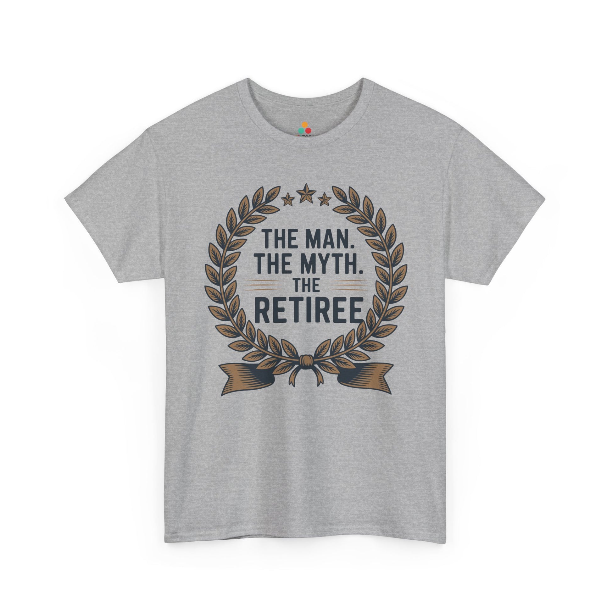 TEEZOCA confident retiree slogan lifestyle Unisex T-shirt The Man The Myth The Retiree Bold Statement Unisex T-shirt | TEEZOCA 