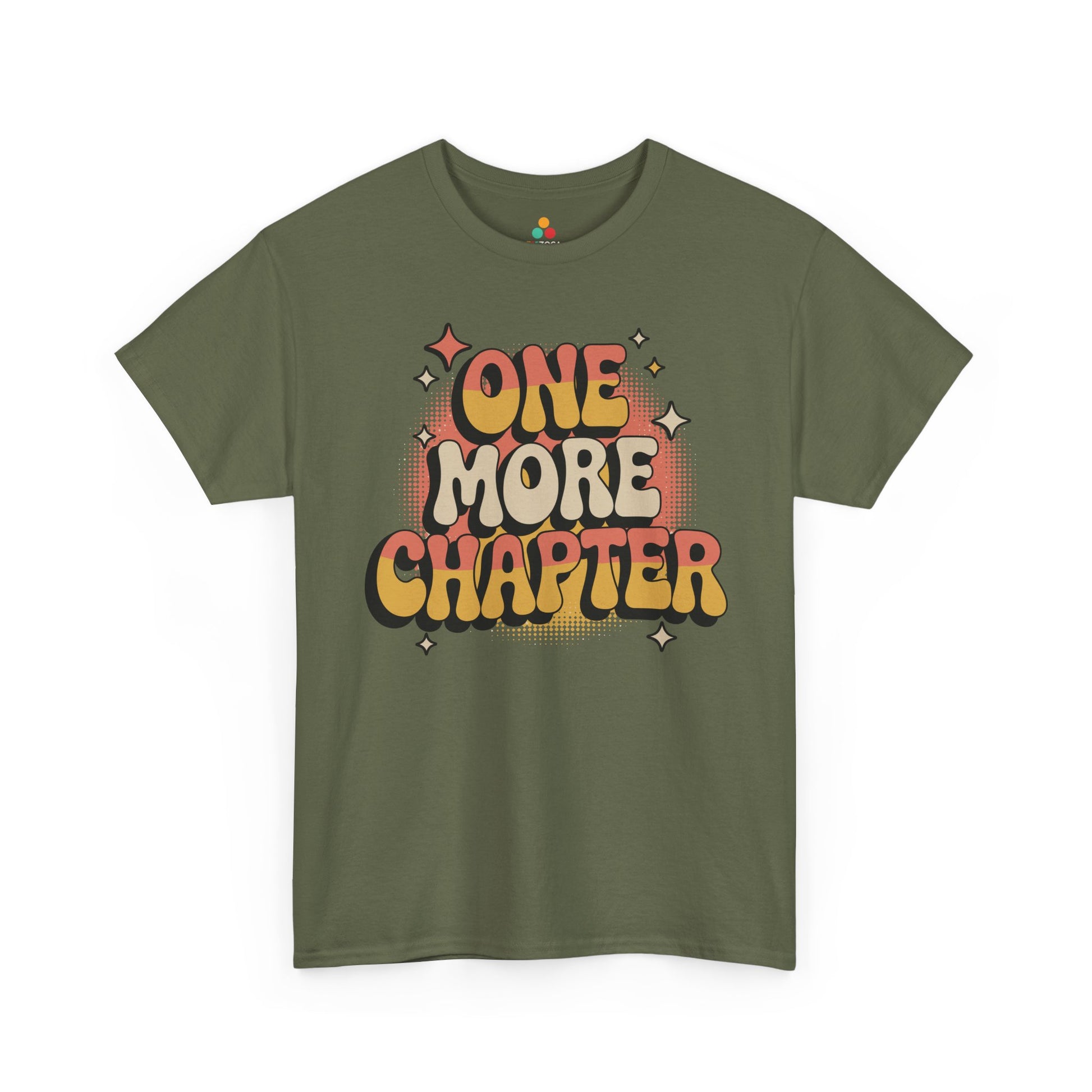 One More Chapter Retro Book Lover Unisex T-shirt | TEEZOCA 
