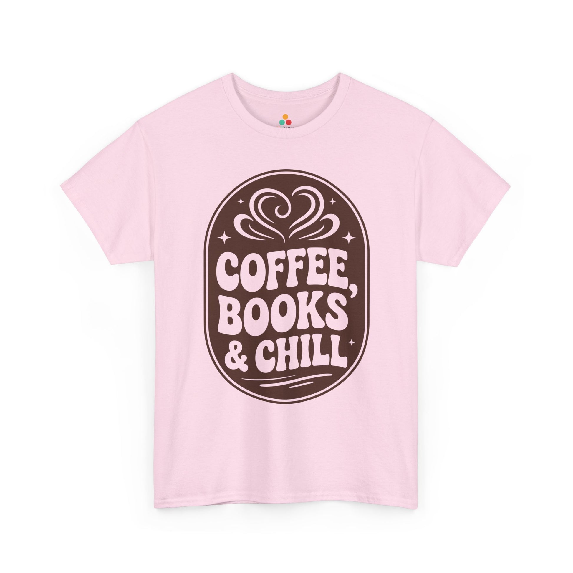Coffee Books and Chill Unisex T-shirt Cozy Reader Vibes | TEEZOCA 