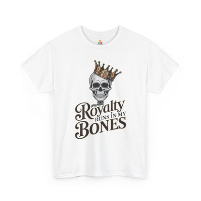 Royalty Runs in My Bones Skull Crown Graphic Unisex T-shirt | TEEZOCA 