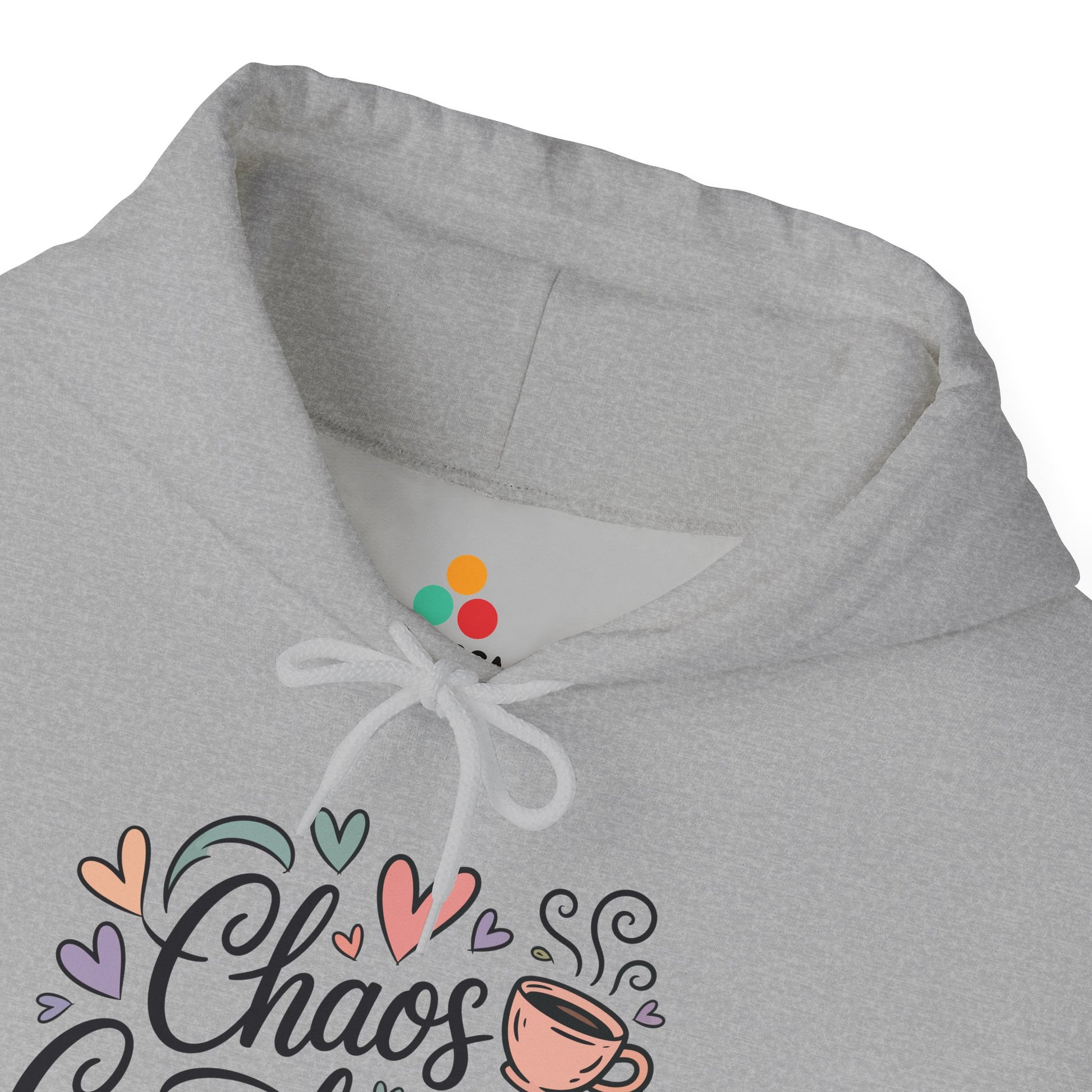 TEEZOCA cute chaos coordinator graphic Unisex Heavy Blend Hoodie
