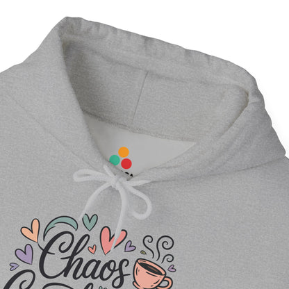 TEEZOCA cute chaos coordinator graphic Unisex Heavy Blend Hoodie