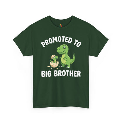 Promoted to Big Brother Dinosaur Funny Announcement Unisex T-shirt | TEEZOCA 