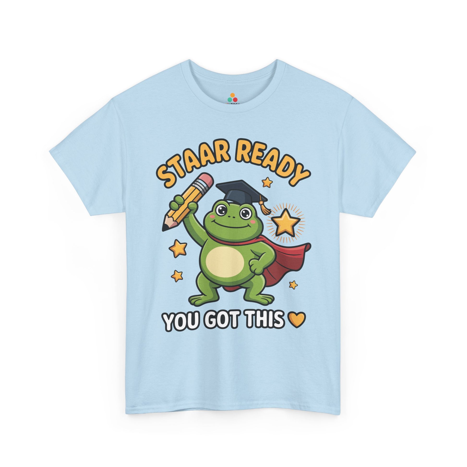STAAR Test Shirt Cute Frog Ready Graphic Unisex T-shirt | TEEZOCA 