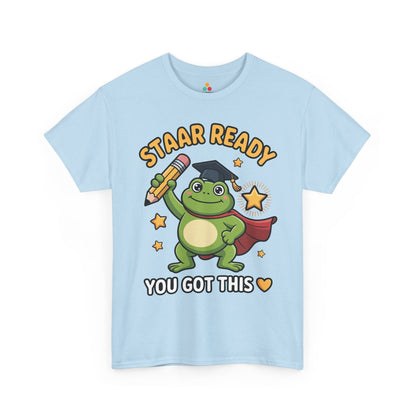 STAAR Test Shirt Cute Frog Ready Graphic Unisex T-shirt | TEEZOCA 