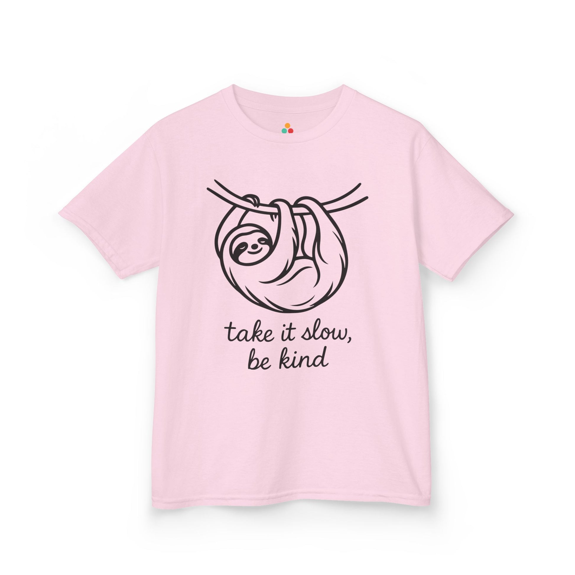 TEEZOCA cute sloth be kind orange school awareness Kids T-shirt Take It Slow Be Kind Orange Unity Day Kids T-shirt | TEEZOCA 