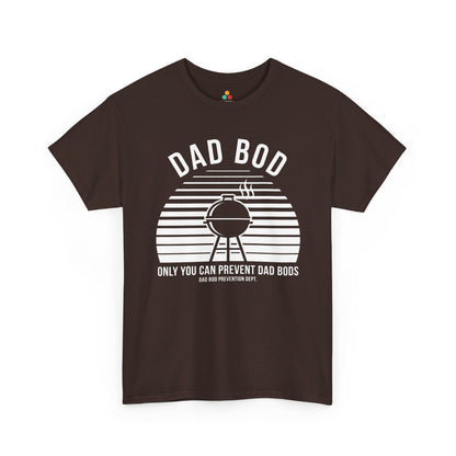 TEEZOCA dad bod shirt t-shirt featuring a grilling dad parody design with outdoor humor.

