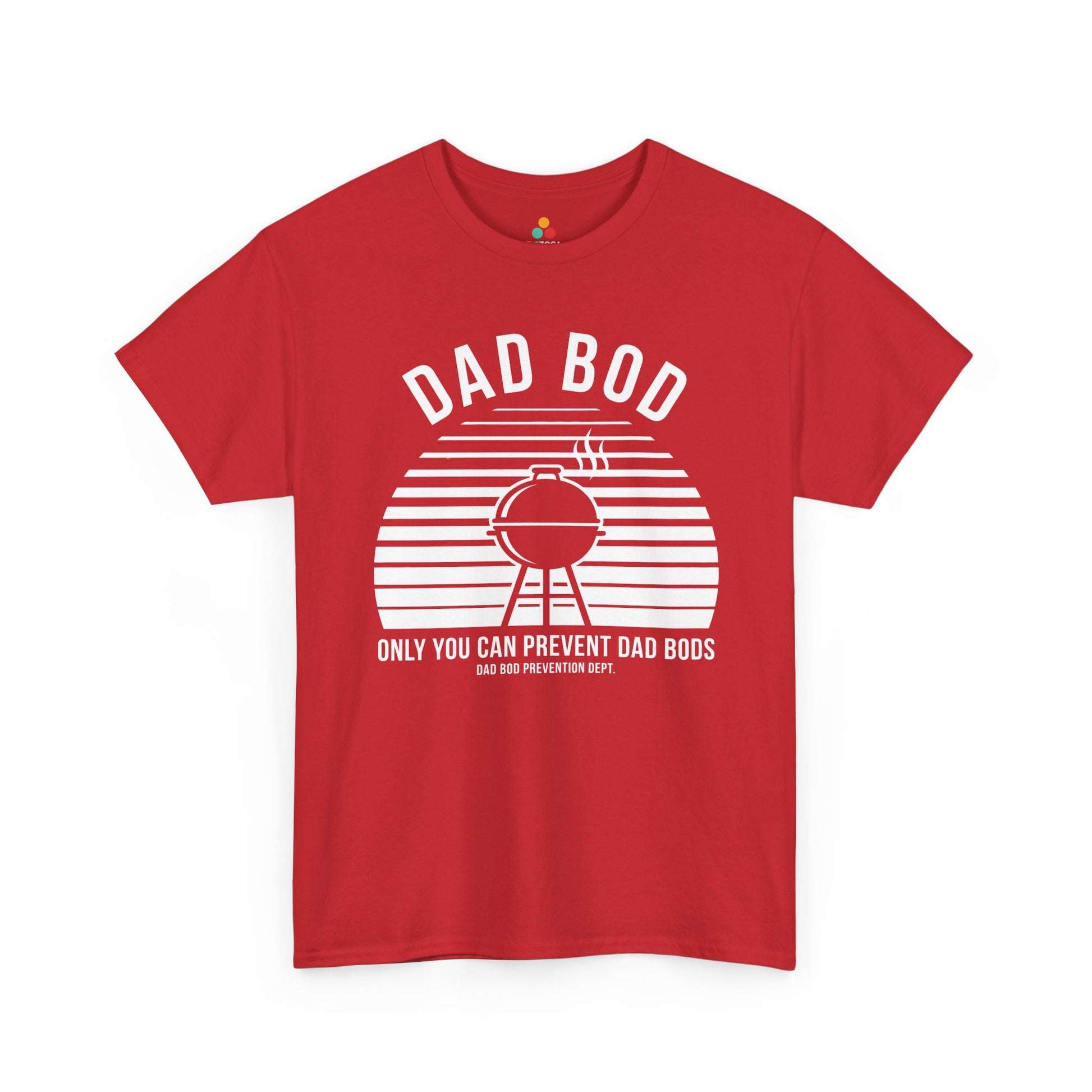 TEEZOCA dad bod t shirt design with Smokey Bear dad parody energy and BBQ season humor.
