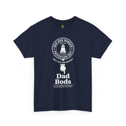 TEEZOCA dad bod t shirt with Prevention Unit graphic and Est. Since You Stopped Going to the Gym joke.
