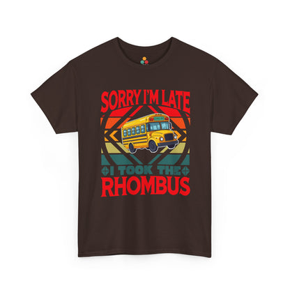 TEEZOCA dark chocolate brown casual tee featuring the sarcastic math nerd text design.