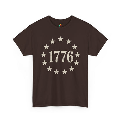TEEZOCA declaration of independence shirt T-shirt with distressed colonial numbers and original colonies symbolism.
