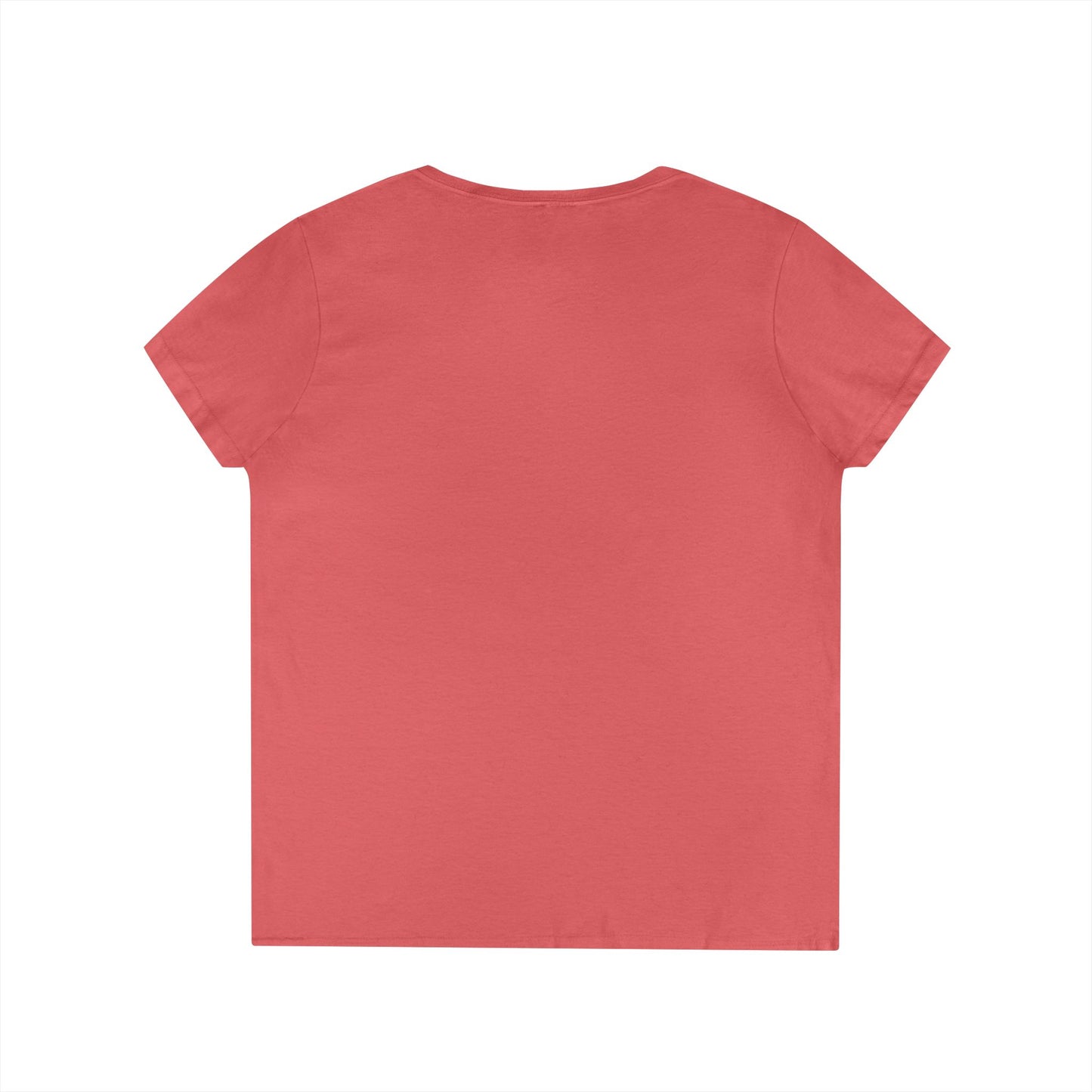 Dog Mom AF Bold Paw Graphic V-Neck T-Shirt for Women | TEEZOCA 