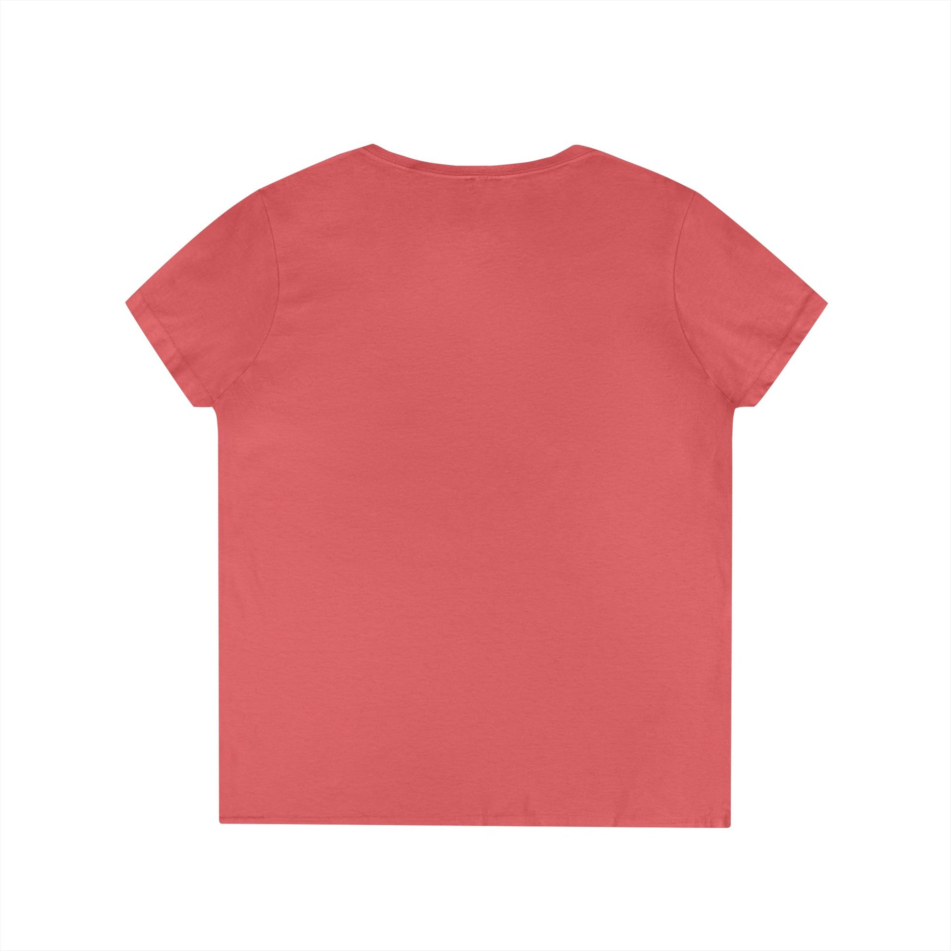 Dog Mom AF Bold Paw Graphic V-Neck T-Shirt for Women | TEEZOCA 