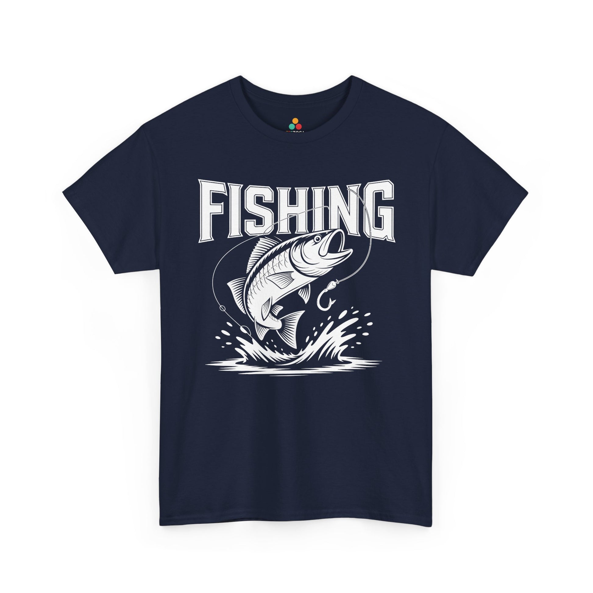 Bold Fishing Graphic Angler Style Unisex T-shirt | TEEZOCA 
