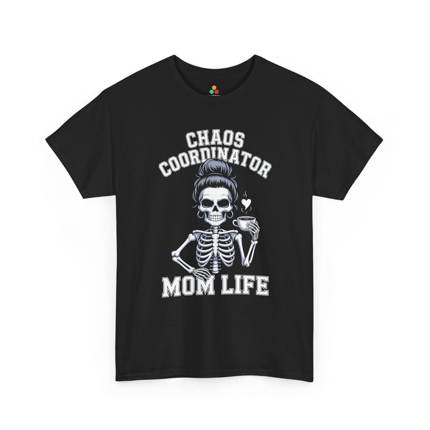 Chaos Coordinator Women's T-shirt Funny Coffee Mom Mother's Day | TEEZOCA 