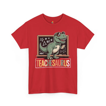 TEEZOCA educator humor Teachesaurus Unisex T-shirt TeacheSaurus Funny Teacher Dinosaur Unisex T-shirt | TEEZOCA 