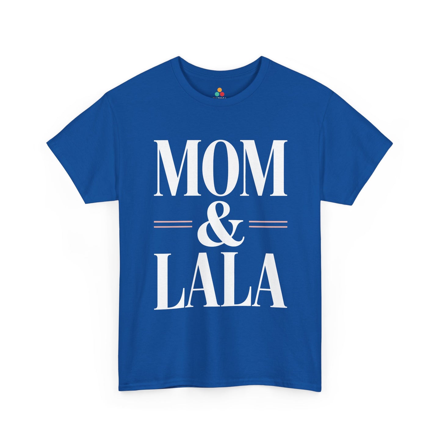 Mom and Lala Women's T-shirt Minimalist Mother's Day Gift Idea | TEEZOCA 