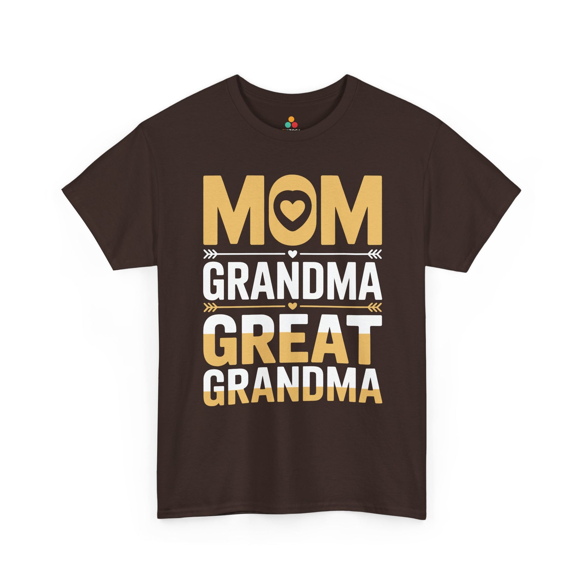 Mom Grandma Great Grandma Women's T-shirt Mother's Day Gift Tee | TEEZOCA 