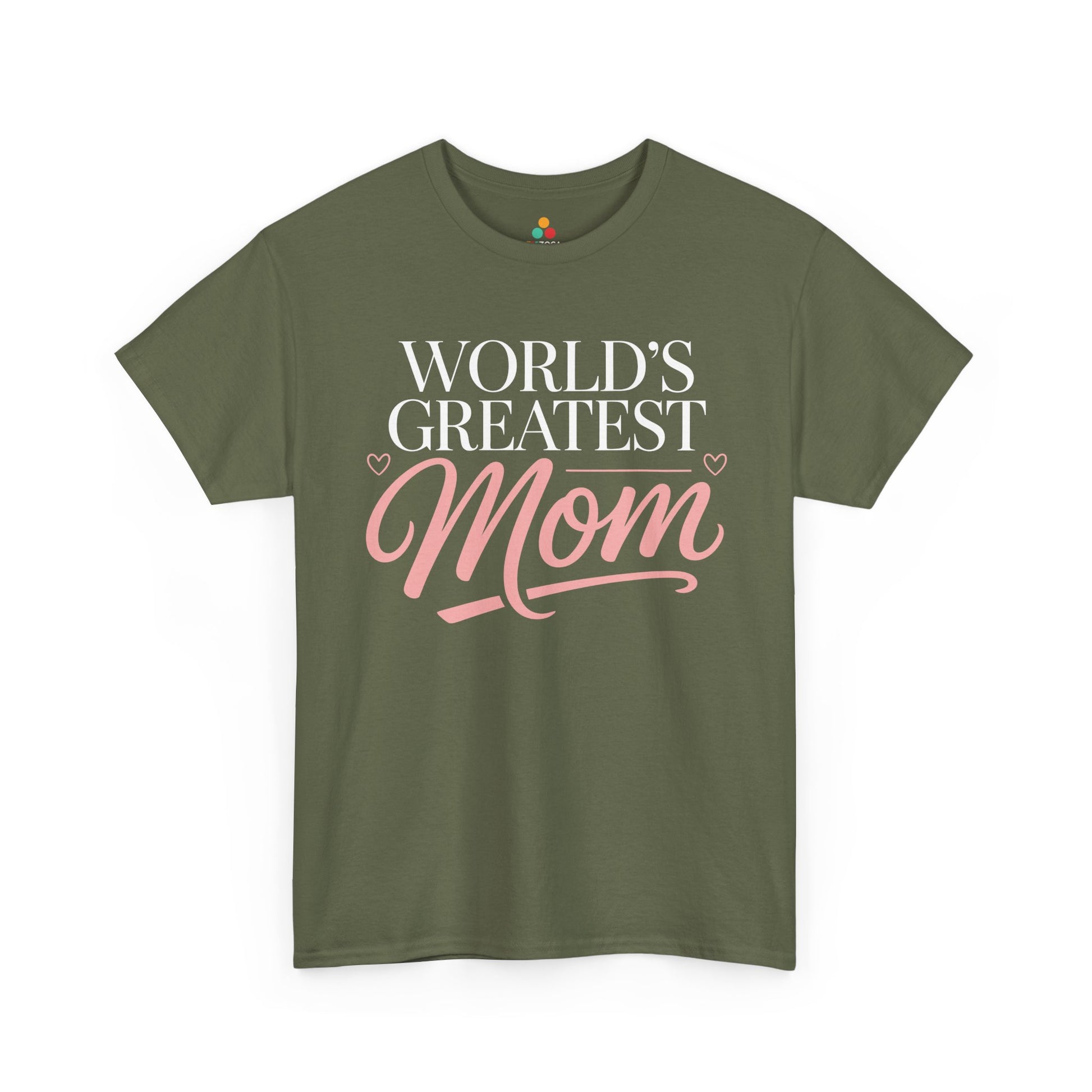 World’s Greatest Mom Women's T-shirt Cute Mother's Day Gift Idea | TEEZOCA 