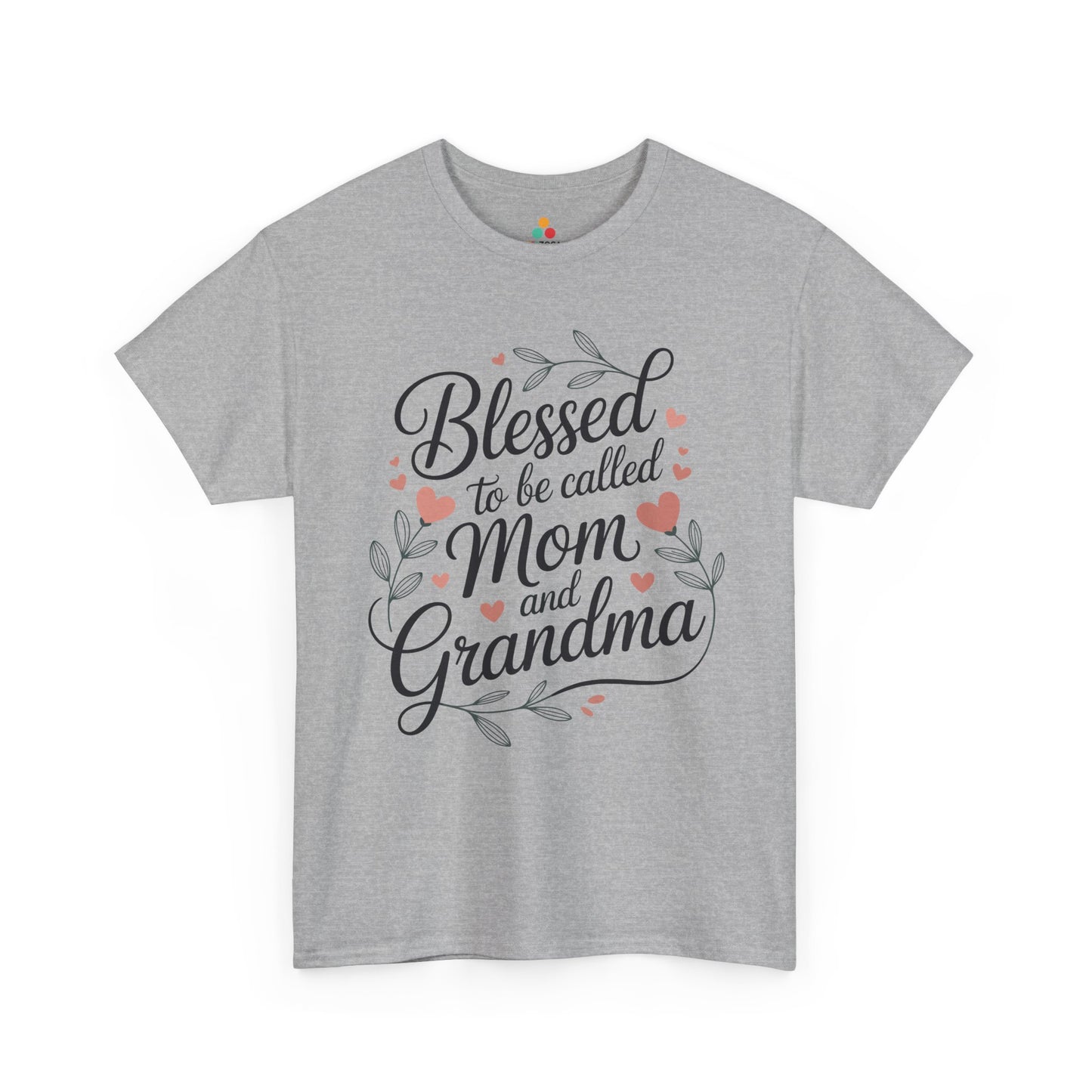 Blessed Mom Grandma Women's T-shirt Cute Mother's Day Gift Floral | TEEZOCA 