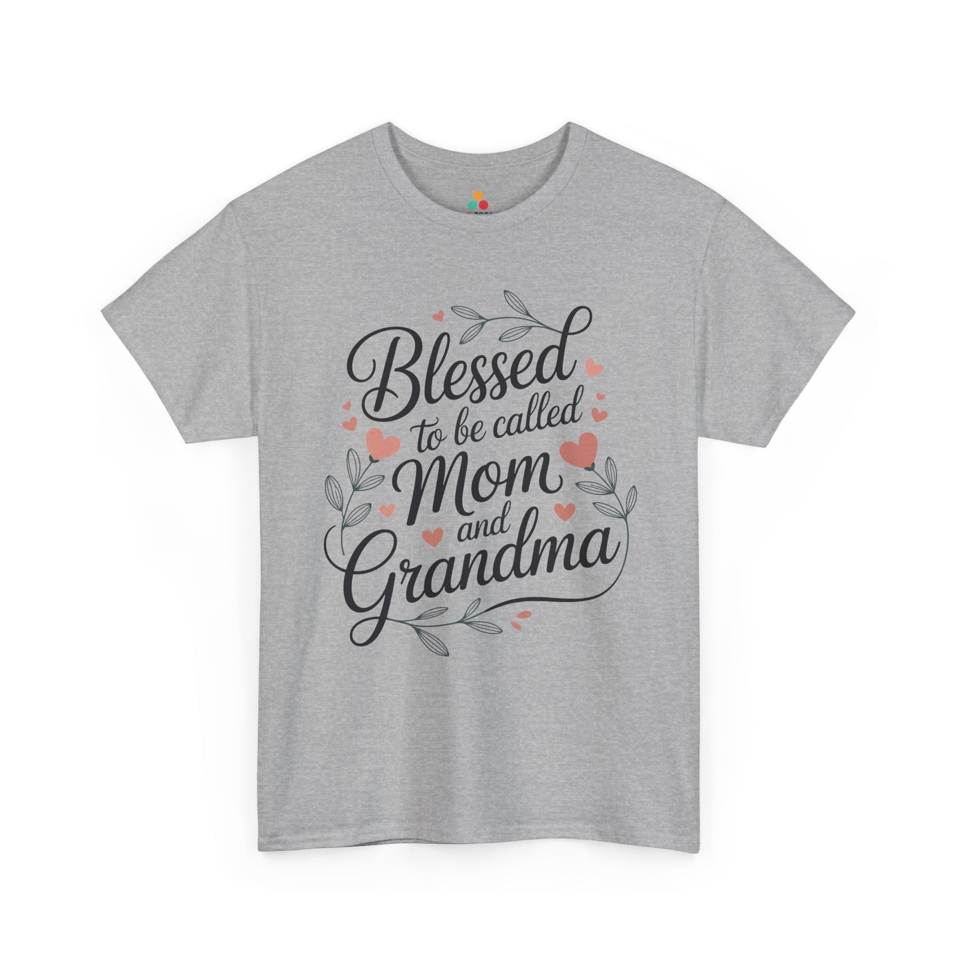 Blessed Mom Grandma Women's T-shirt Cute Mother's Day Gift Floral | TEEZOCA 