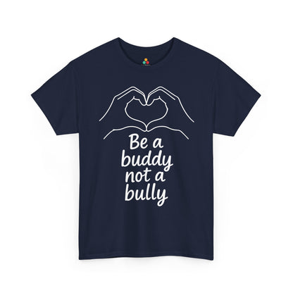 TEEZOCA empathy and inclusion slogan Unisex T-shirt Be a Buddy Not a Bully Unity Day Anti-Bullying Message Unisex T-shirt | TEEZOCA 