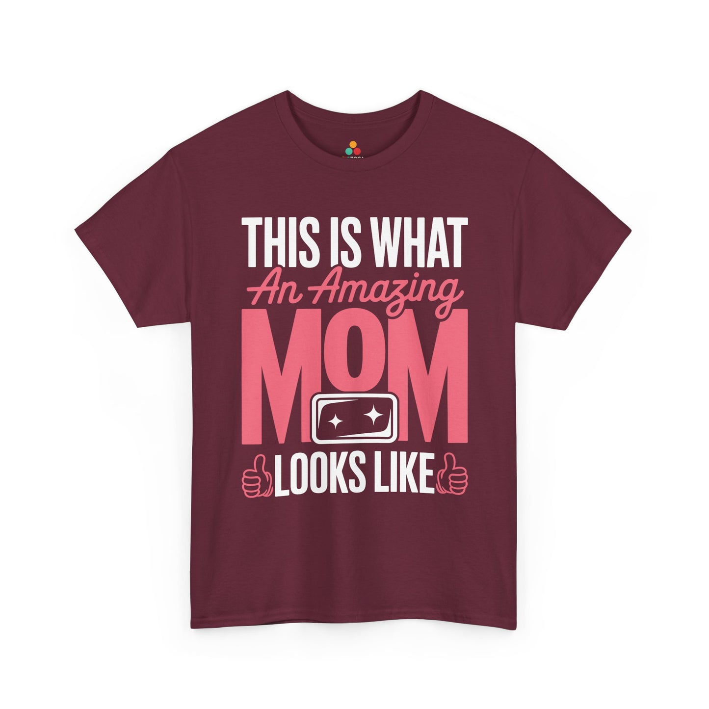 This Is What An Amazing Mom Looks Like Women's T-shirt Gift | TEEZOCA 