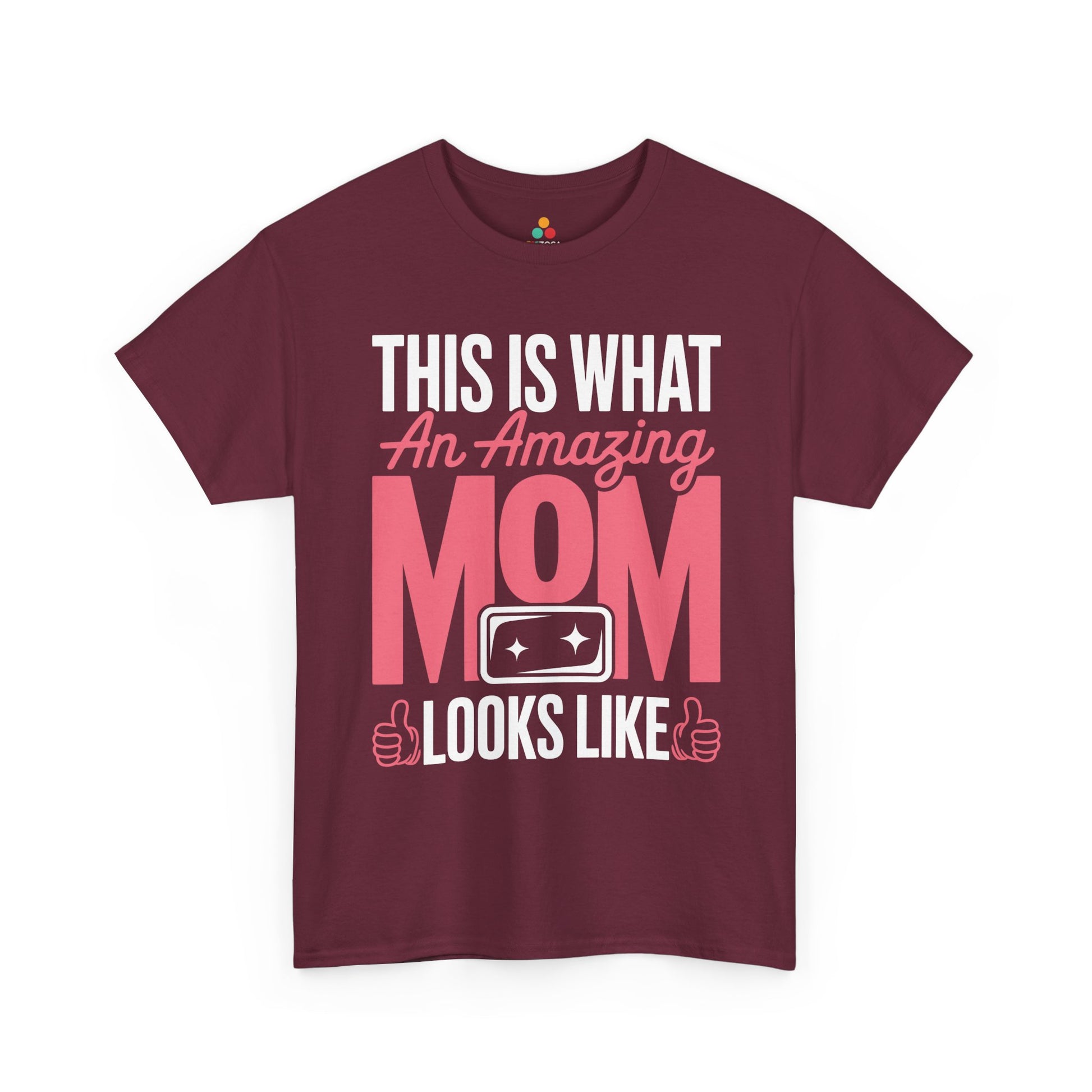 This Is What An Amazing Mom Looks Like Women's T-shirt Gift | TEEZOCA 