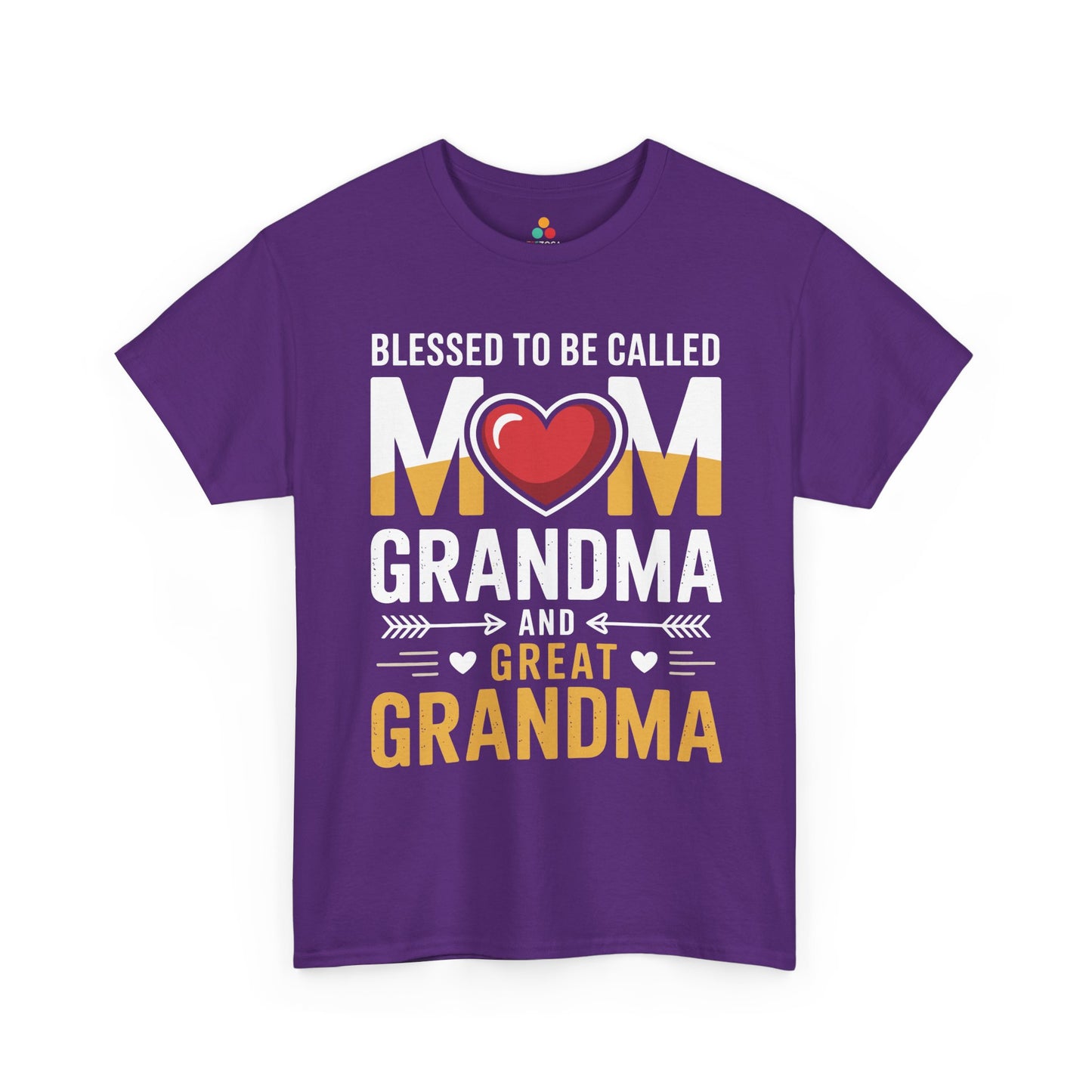 Blessed Mom Grandma Women's T-shirt Mother's Day Gift Mom Grandma Tee | TEEZOCA 
