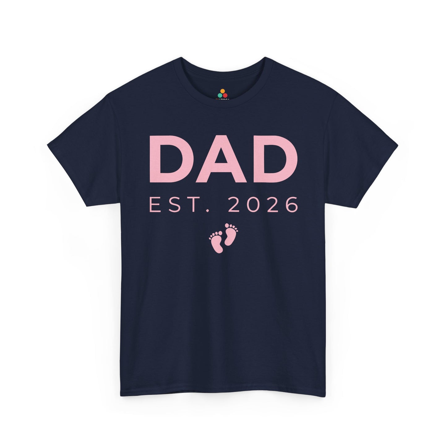 Girl Dad 2026 Unisex T-shirt New Dad Baby Girl Announcement | TEEZOCA 