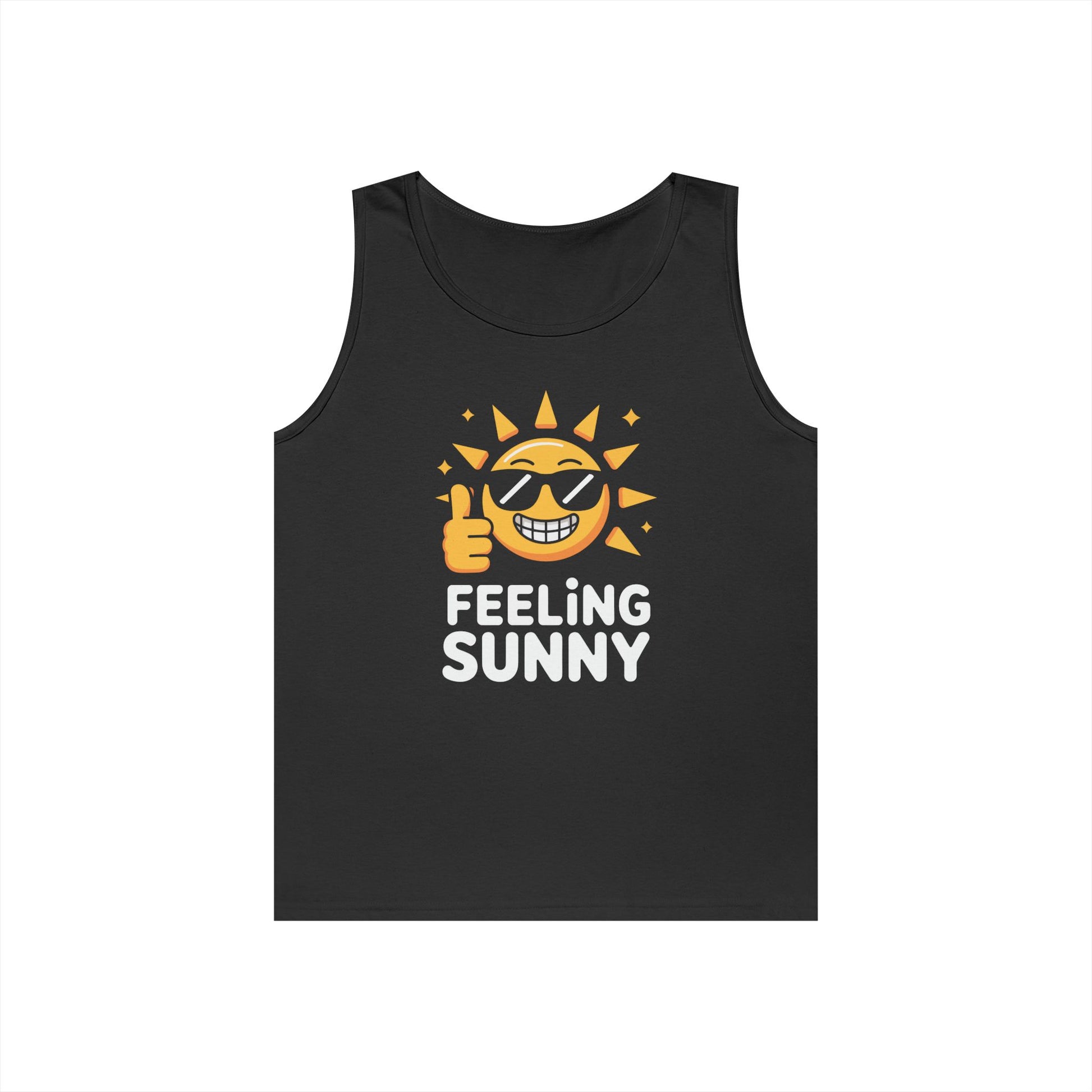 Feeling Sunny Unisex Tank Top for Positive Vibes and Everyday Streetwear | TEEZOCA 