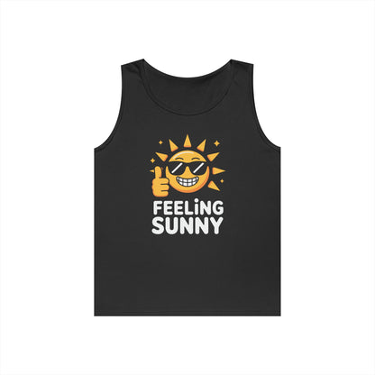 Feeling Sunny Unisex Tank Top for Positive Vibes and Everyday Streetwear | TEEZOCA 