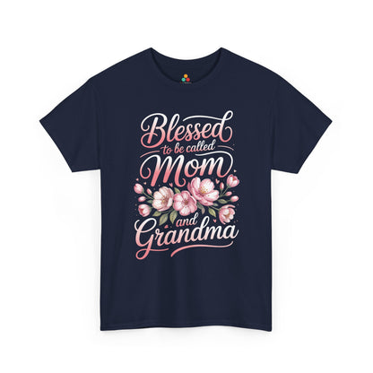 Blessed Mom Grandma Women's T-shirt Floral Mother's Day Gift Tee | TEEZOCA 