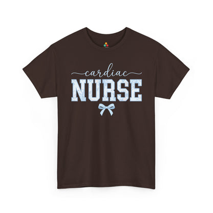 Cardiac Nurse Floral Aesthetic Unisex T-shirt Gift for Nurses | TEEZOCA 